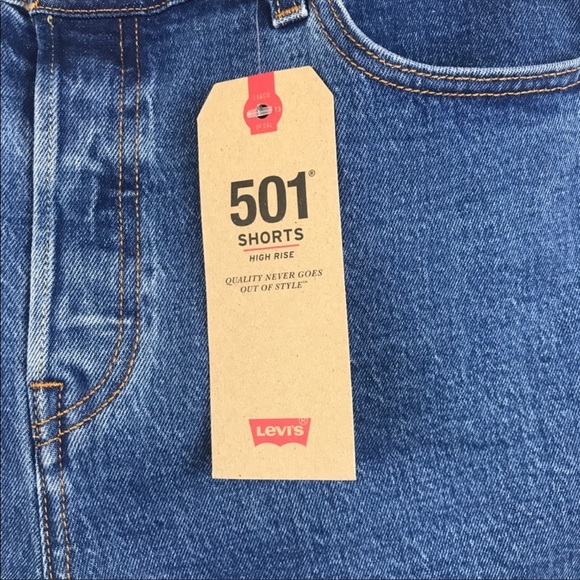 Levi’s 501 Cut off Shorts in wash Jive Stonewash Size 20 - Picture 8 of 10